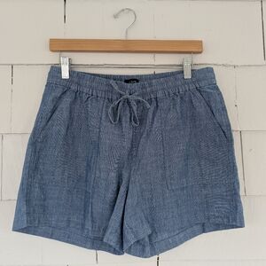 NWT J. Crew Factory Blue Drawstring Shorts Size Small